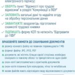 оцифрування паперової трудової книжки.