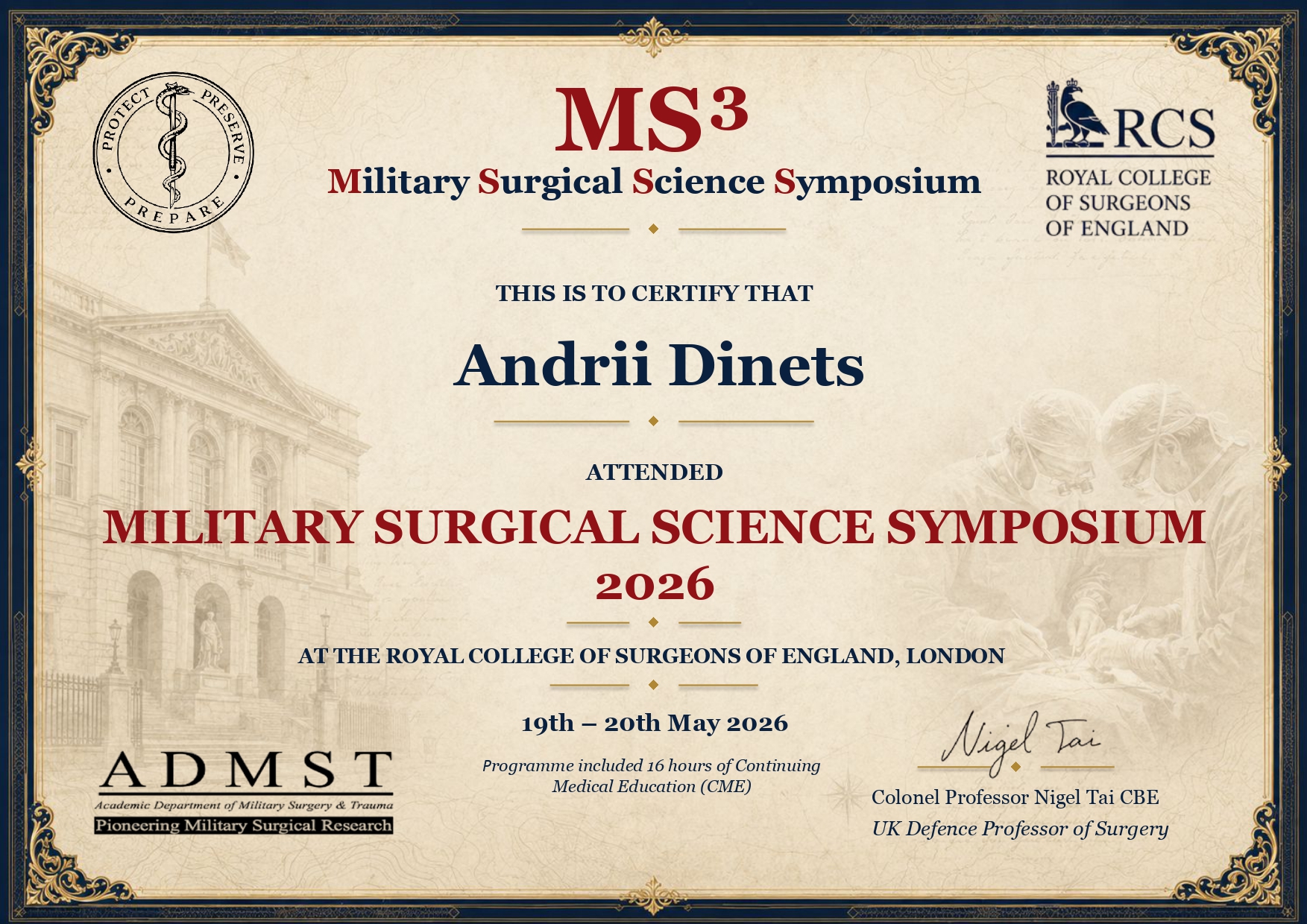 Military Surgical Science Symposium 2026